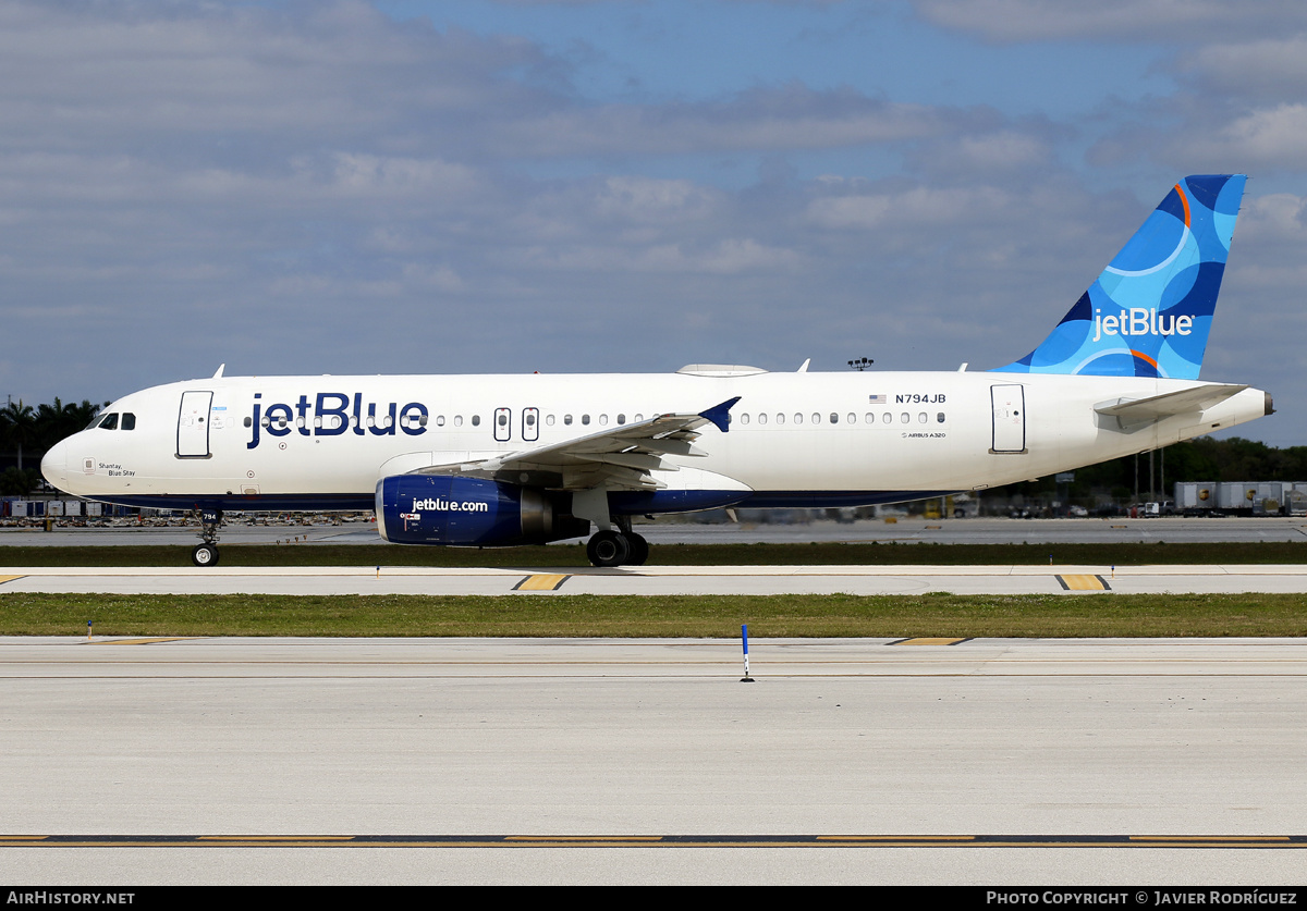 Aircraft Photo of N794JB | Airbus A321-232 | JetBlue Airways | AirHistory.net #618069