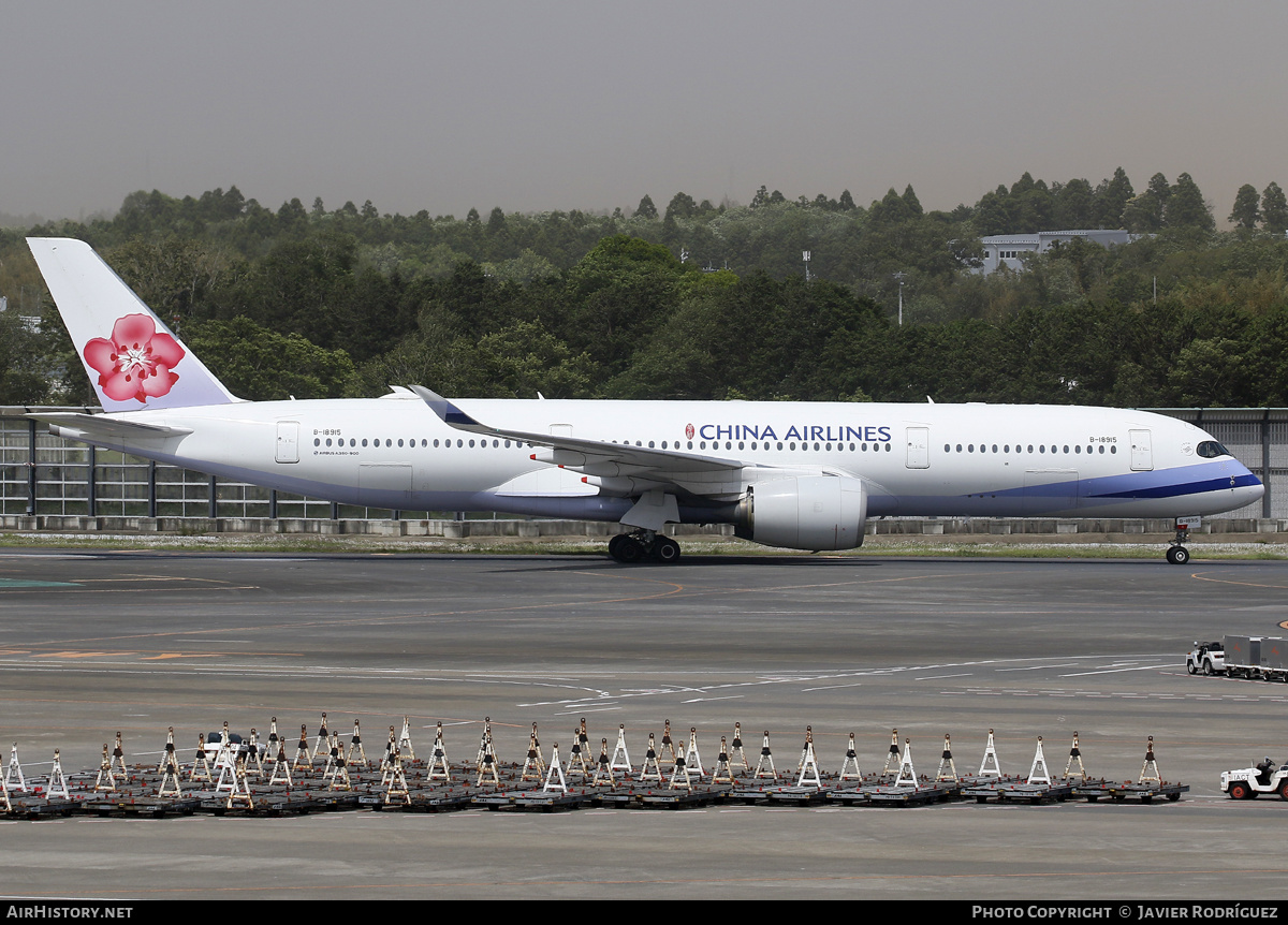 Aircraft Photo of B-18915 | Airbus A350-941 | China Airlines | AirHistory.net #618101