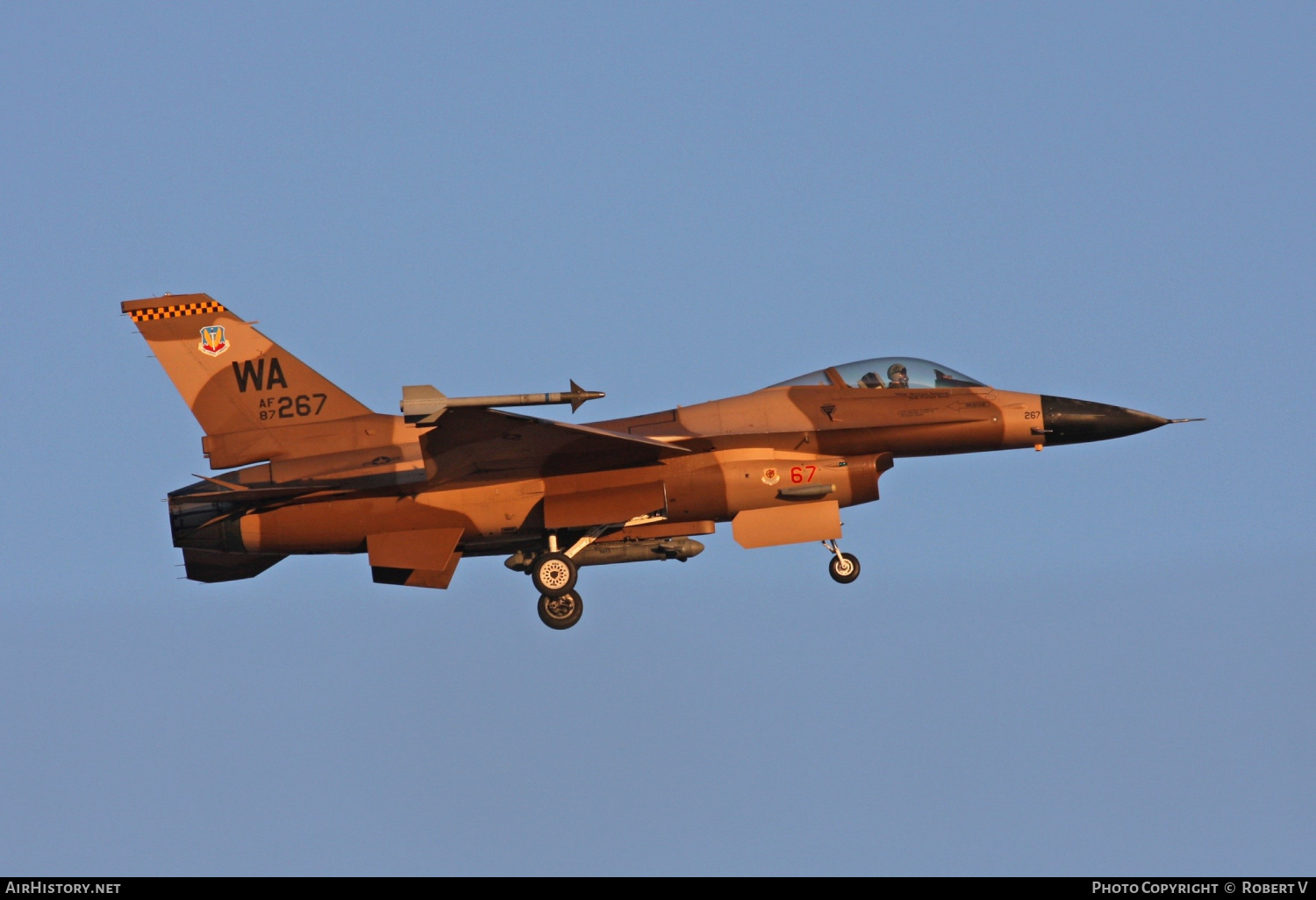 Aircraft Photo of 87-0267 / AF87-267 | General Dynamics F-16C Fighting Falcon | USA - Air Force | AirHistory.net #618102