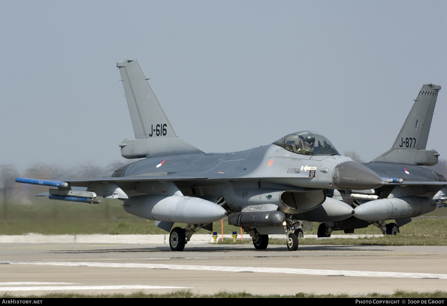 Aircraft Photo of J-616 | General Dynamics F-16AM Fighting Falcon | Netherlands - Air Force | AirHistory.net #618108