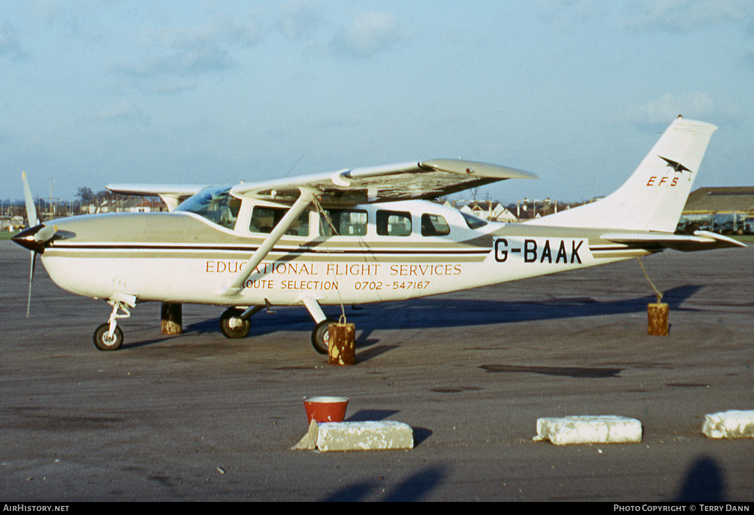 Aircraft Photo of G-BAAK | Cessna 207 Skywagon 207 | Educational Flight Services | AirHistory.net #618120