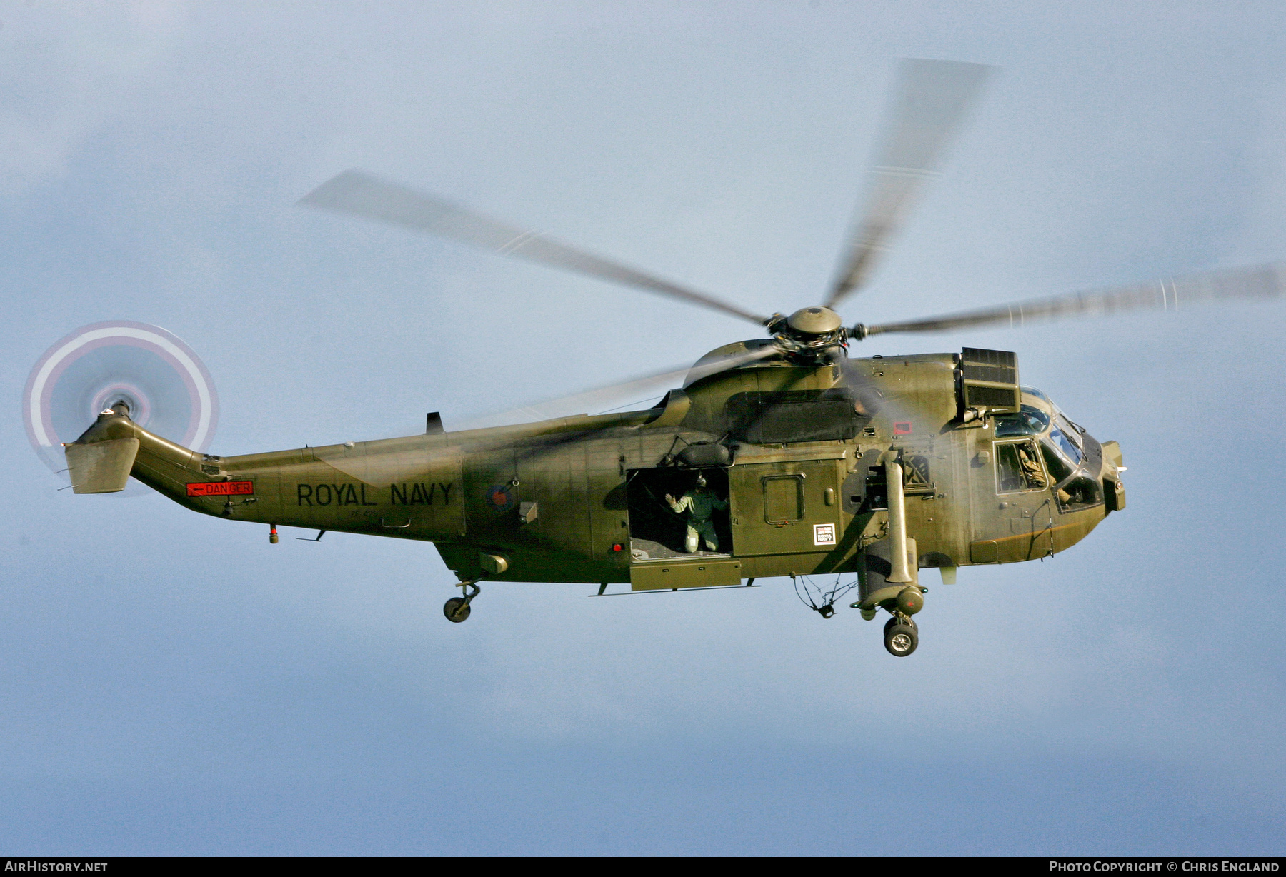 Aircraft Photo of ZE425 | Westland WS-61 Sea King HC4 | UK - Navy | AirHistory.net #618132