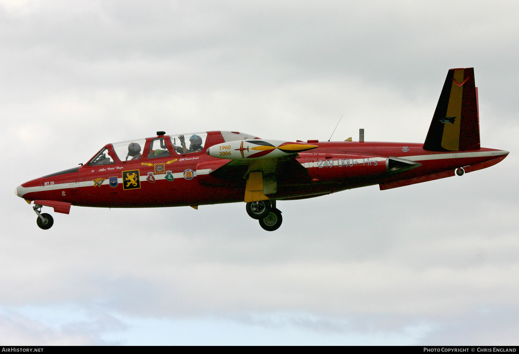 Aircraft Photo of MT26 | Fouga CM-170R Magister | Belgium - Air Force | AirHistory.net #618140