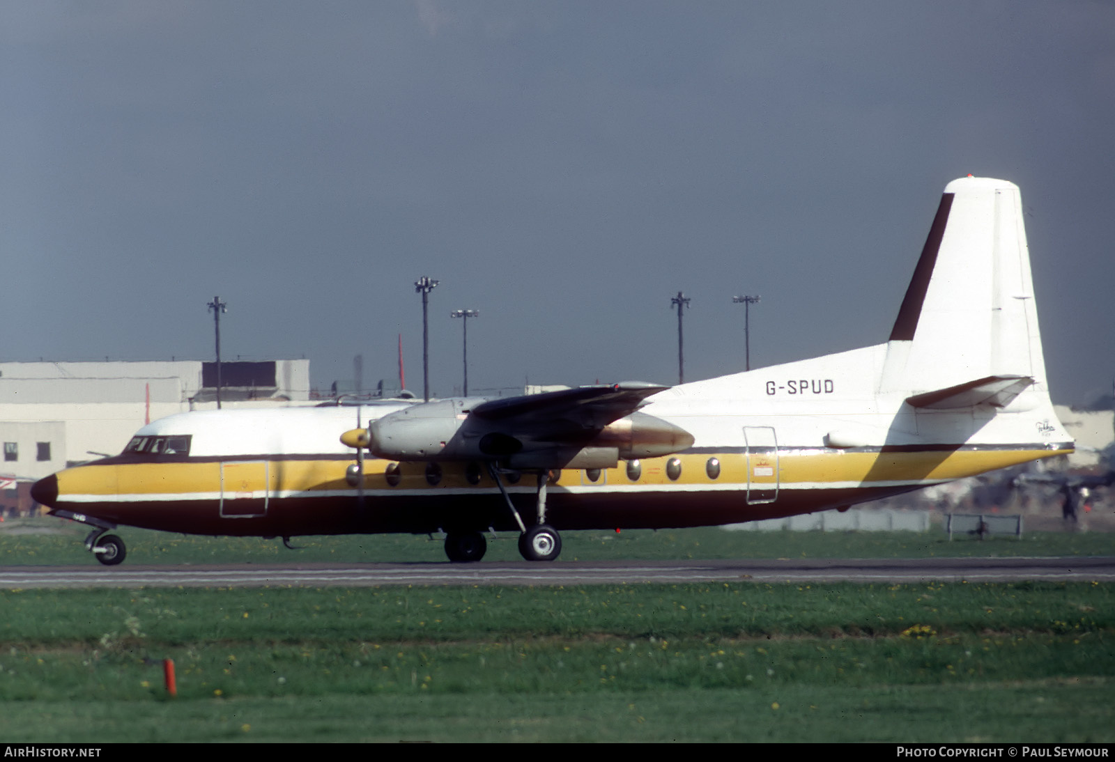 Aircraft Photo of G-SPUD | Fokker F27-100 Friendship | Air Anglia | AirHistory.net #618197