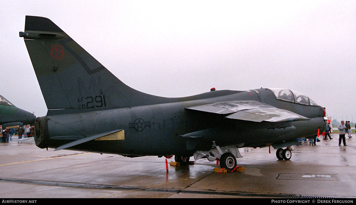 Aircraft Photo of 80-0291 / AF80-291 | Vought A-7K Corsair II | USA - Air Force | AirHistory.net #618236