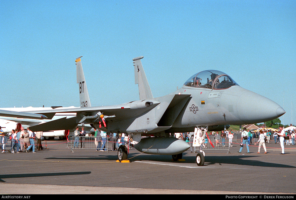 Aircraft Photo of 84-0043 / AF84-043 | McDonnell Douglas F-15D Eagle | USA - Air Force | AirHistory.net #618252