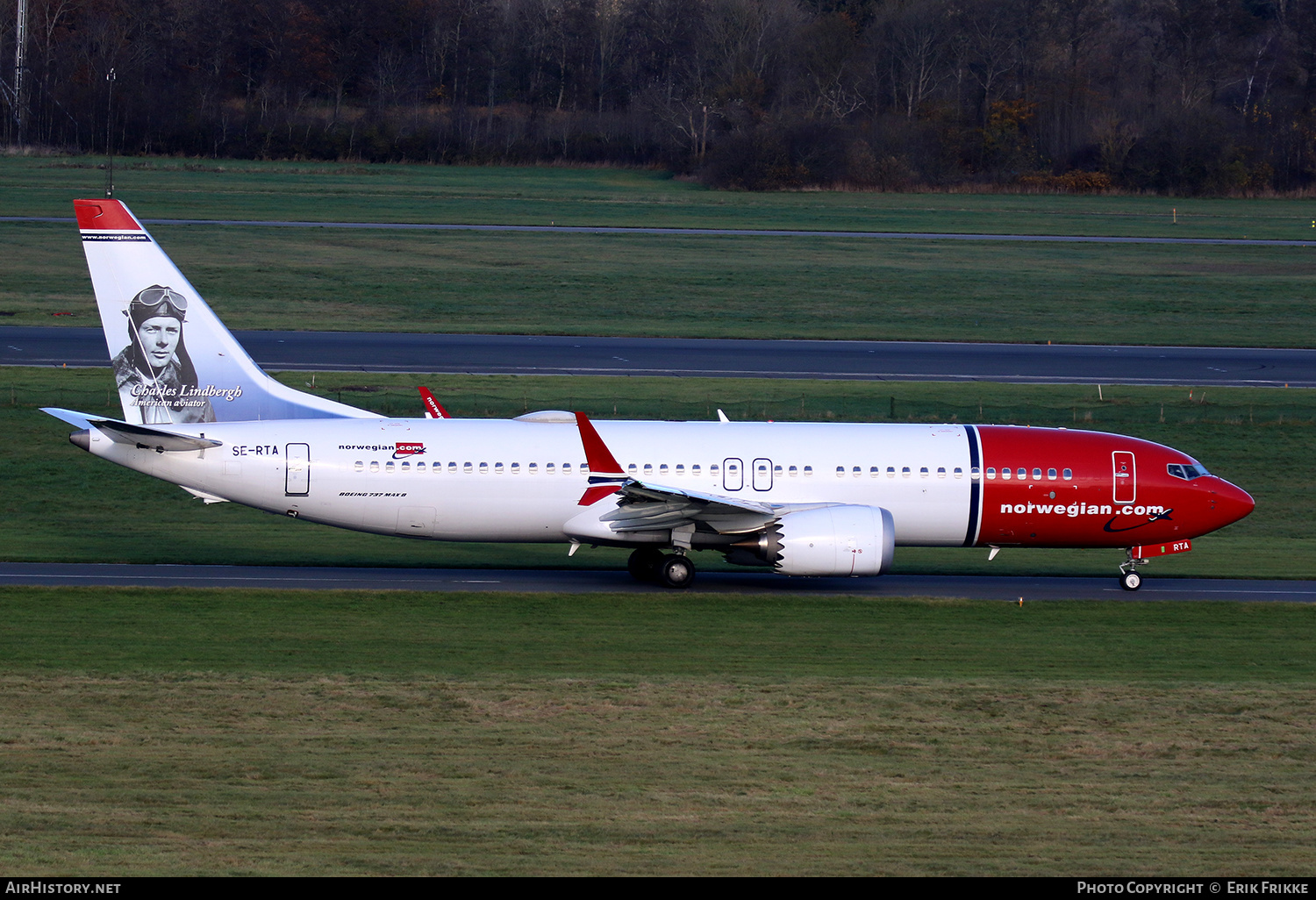Aircraft Photo of SE-RTA | Boeing 737-8 Max 8 | Norwegian | AirHistory.net #618256