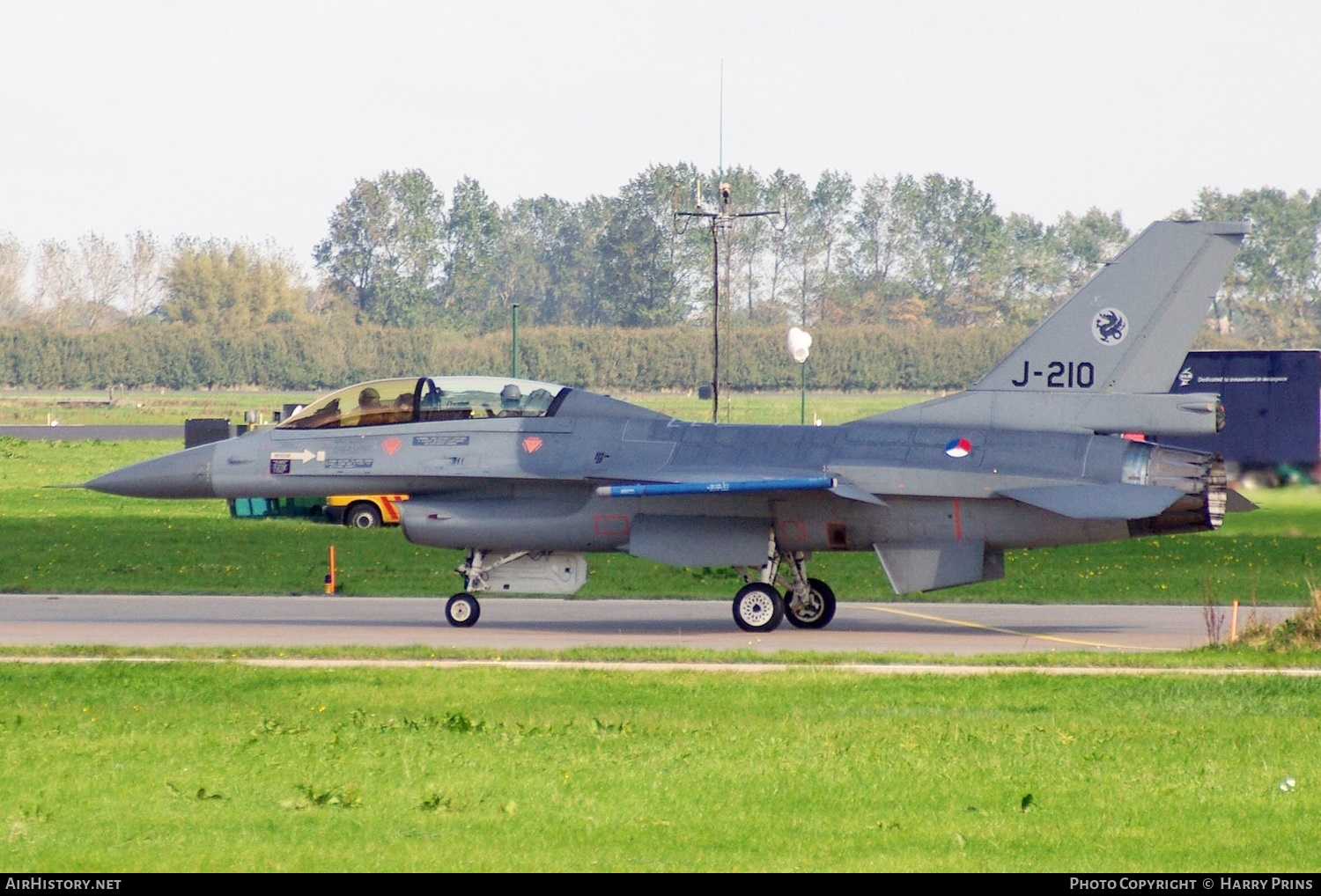 Aircraft Photo of J-210 | General Dynamics F-16BM Fighting Falcon | Netherlands - Air Force | AirHistory.net #618261