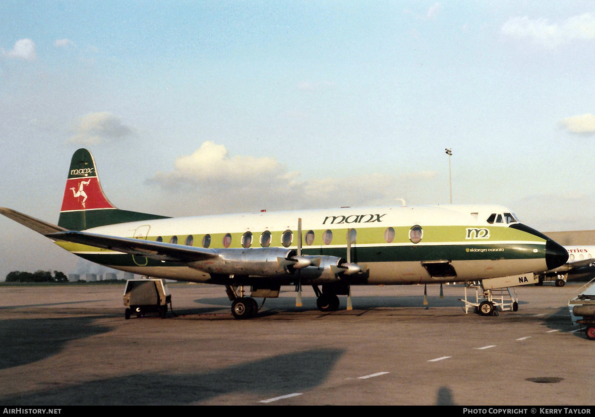 Aircraft Photo of G-AZNA | Vickers 813 Viscount | Manx Airlines | AirHistory.net #618281