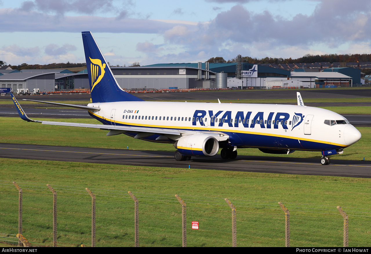Aircraft Photo of EI-DWA | Boeing 737-8AS | Ryanair | AirHistory.net #618292