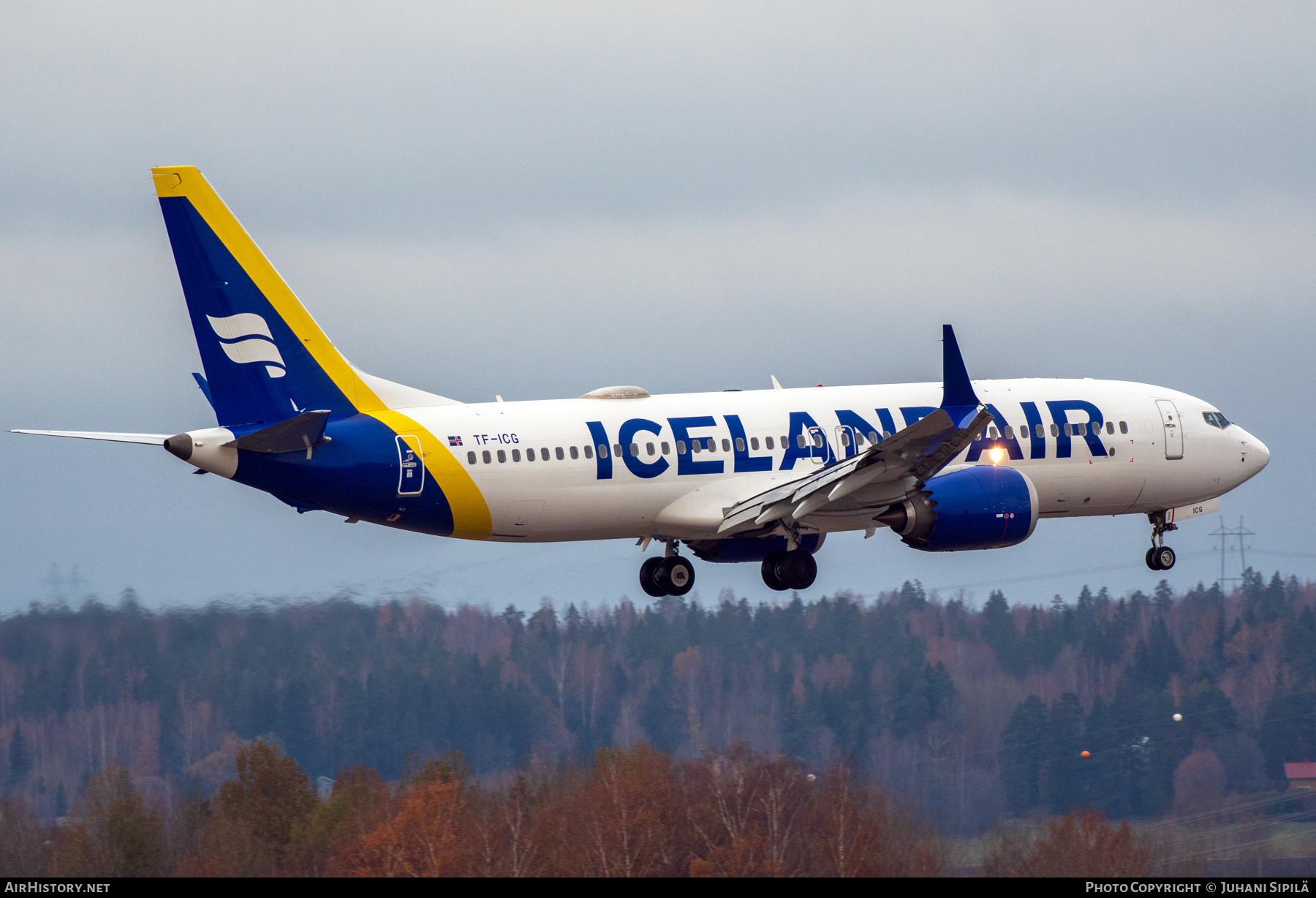 Aircraft Photo of TF-ICG | Boeing 737-8 Max 8 | Icelandair | AirHistory.net #618305