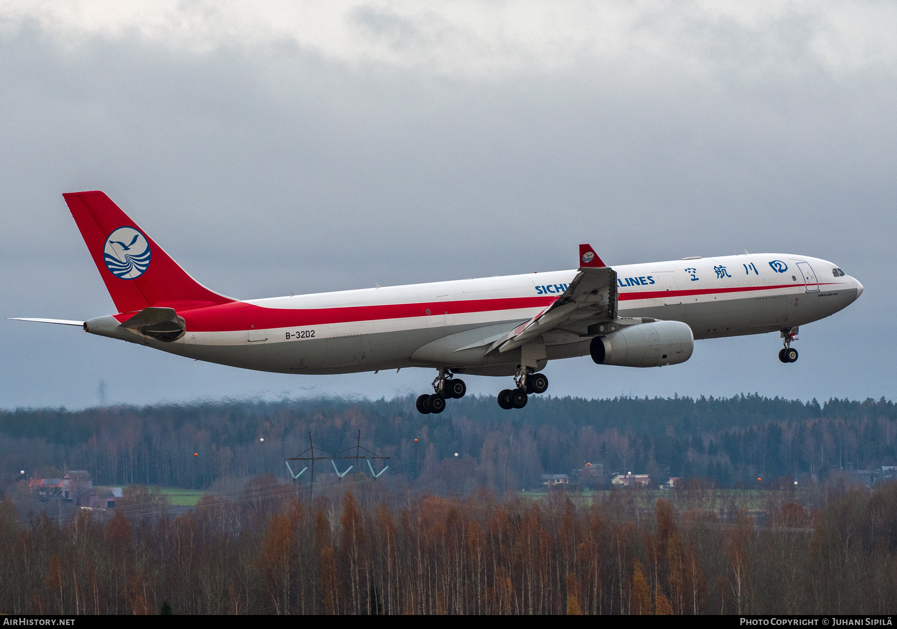 Aircraft Photo of B-32D2 | Airbus A330-343/P2F | Sichuan Airlines | AirHistory.net #618324