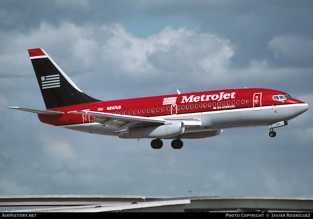 Aircraft Photo of N247US | Boeing 737-201/Adv | Metrojet | AirHistory.net #618343