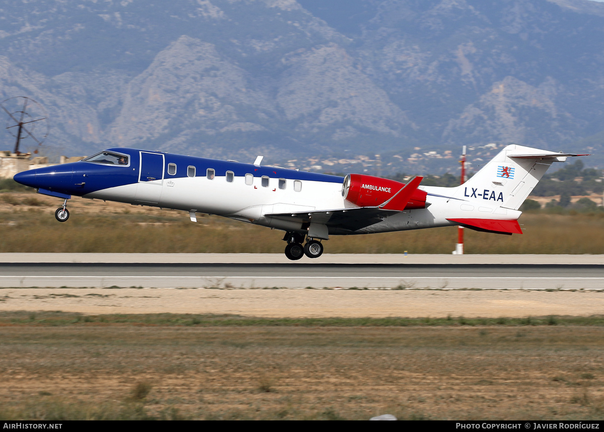 Aircraft Photo of LX-EAA | Learjet 45 | LAR - Luxembourg Air Rescue | AirHistory.net #618356