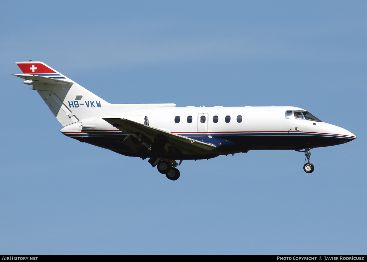 Aircraft Photo of HB-VKW | British Aerospace BAe-125-800A | AirHistory.net #618366