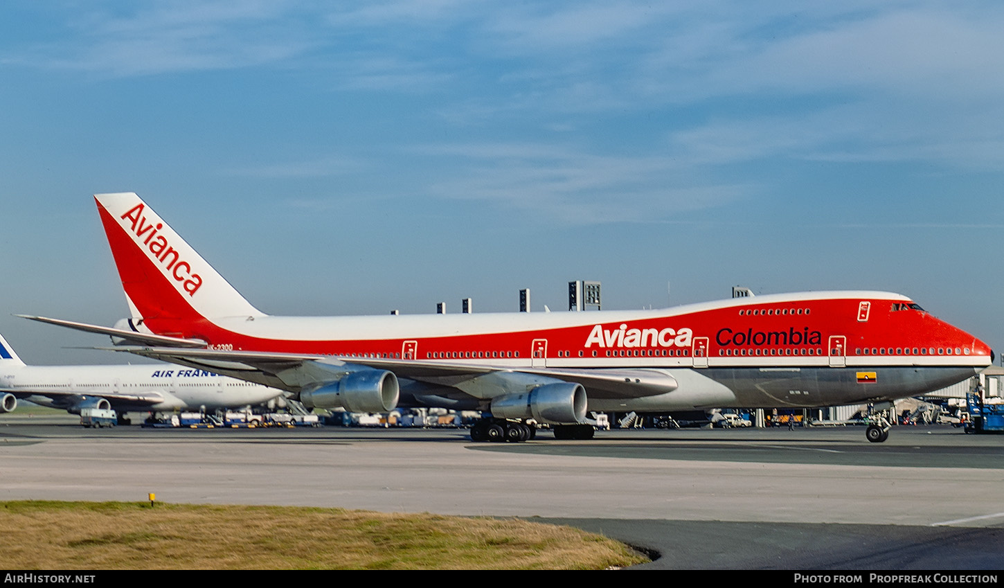 Aircraft Photo of HK-2300 | Boeing 747-259B(SF) | Avianca | AirHistory.net #618378