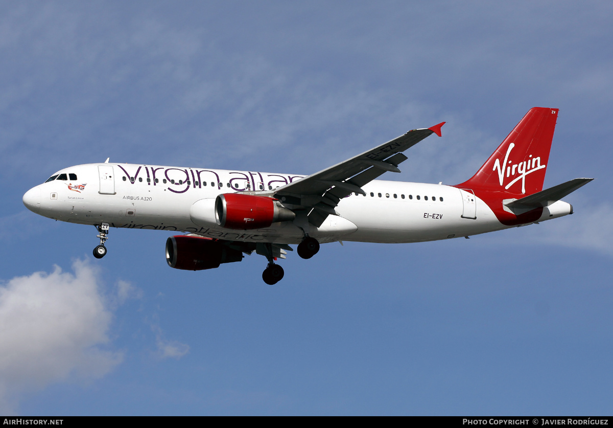 Aircraft Photo of EI-EZV | Airbus A320-214 | Virgin Atlantic Airways | AirHistory.net #618382