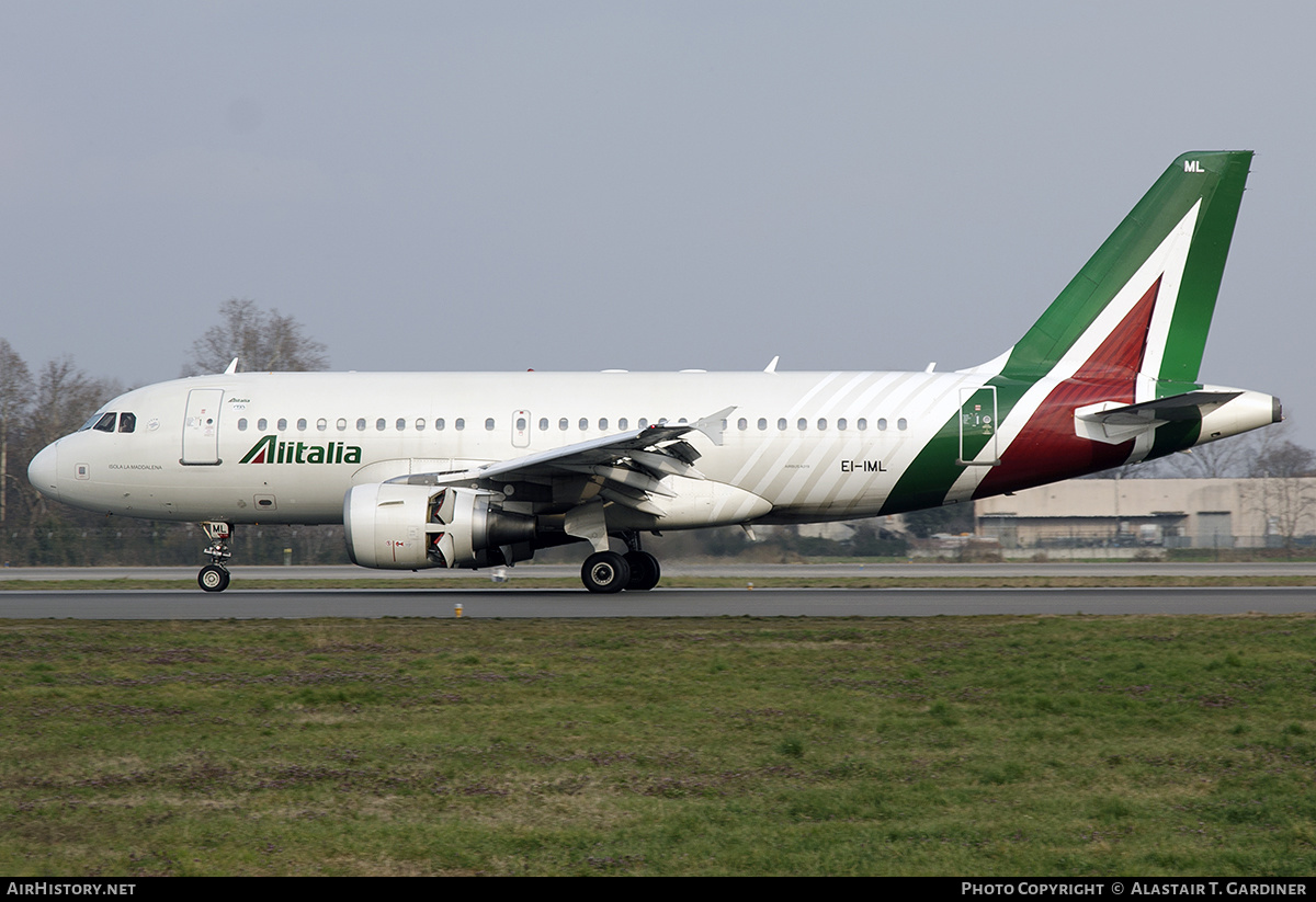 Aircraft Photo of EI-IML | Airbus A319-112 | Alitalia | AirHistory.net #618398