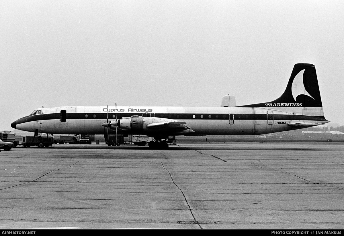 Aircraft Photo of G-BCWJ | Canadair CL-44D4-6 | Cyprus Airways | AirHistory.net #618407