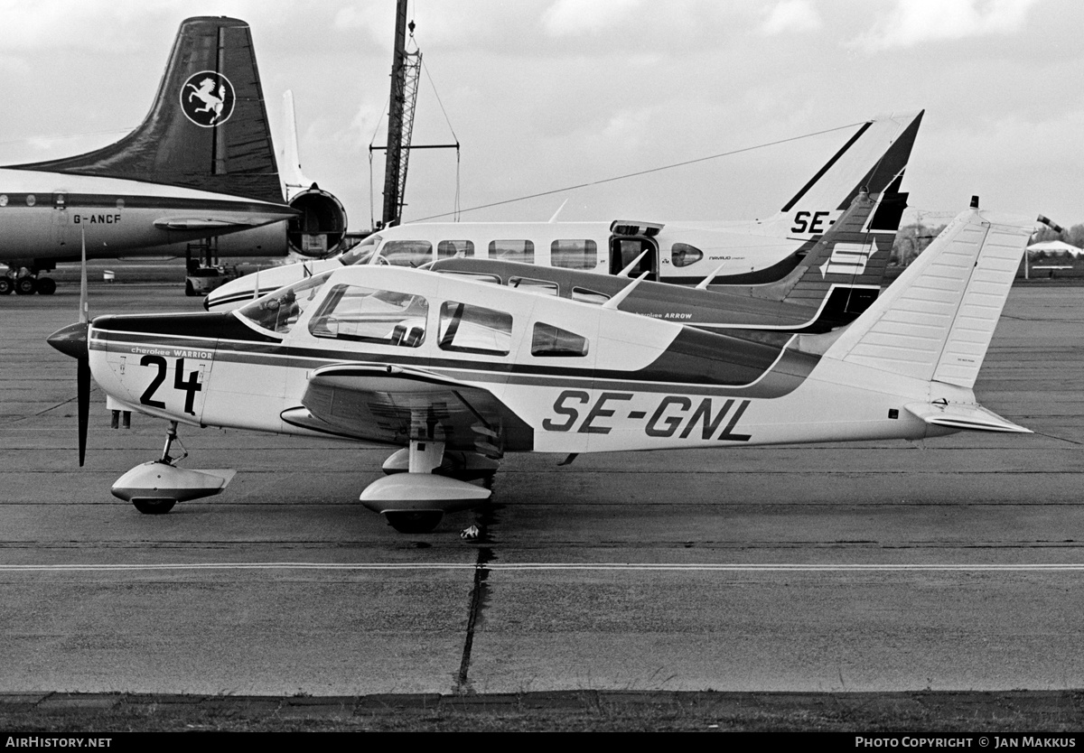 Aircraft Photo of SE-GNL | Piper PA-28-151 Cherokee Warrior | AirHistory.net #618415