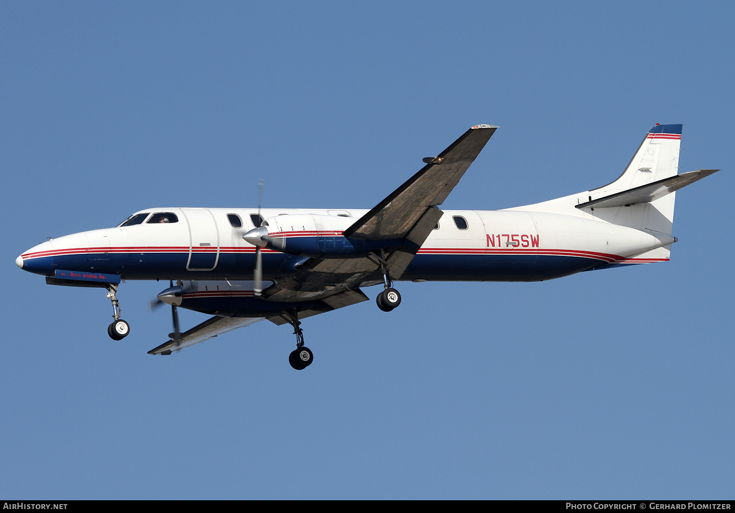 Aircraft Photo of N175SW | Fairchild SA-227AC Metro III | Berry Aviation | AirHistory.net #618423