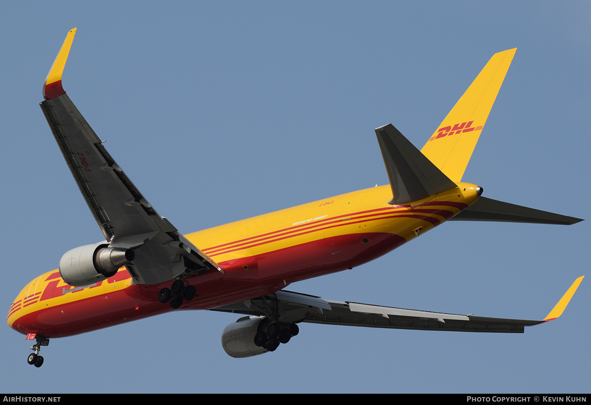 Aircraft Photo of G-DHLO | Boeing 767-316/ER(BCF) | DHL International | AirHistory.net #618435