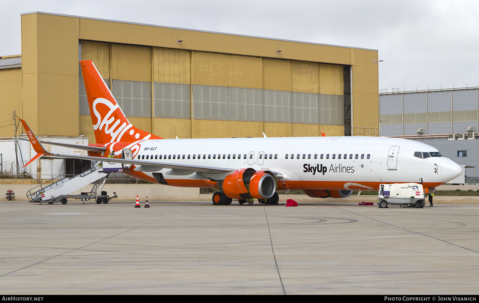 Aircraft Photo of 9H-SAT | Boeing 737-8Q8 | SkyUp Airlines | AirHistory.net #618445