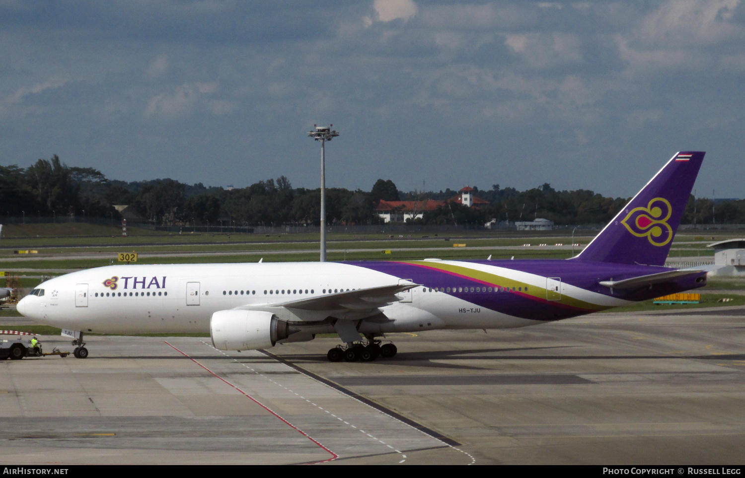 Aircraft Photo of HS-TJU | Boeing 777-2D7/ER | Thai Airways International | AirHistory.net #618482