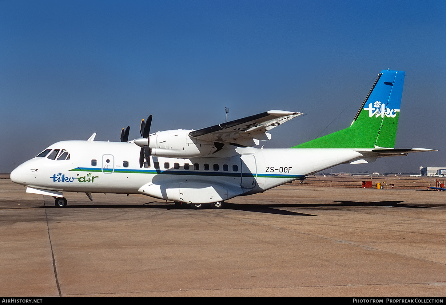 Aircraft Photo of ZS-OGF | CASA/IPTN CN235-10 | Tiko Air | AirHistory.net #618486