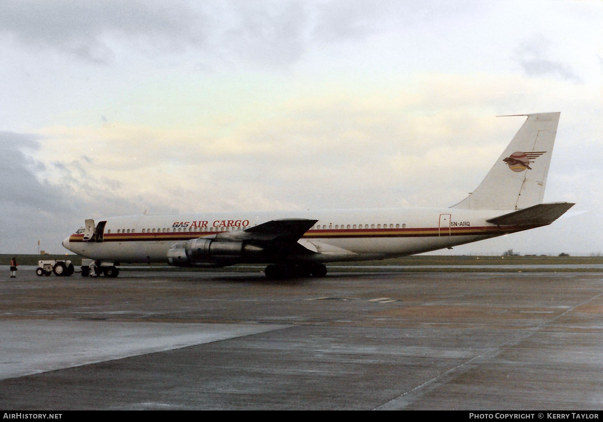 Aircraft Photo of 5N-ARQ | Boeing 707-338C | GAS Air Cargo - General Aviation Services | AirHistory.net #618536