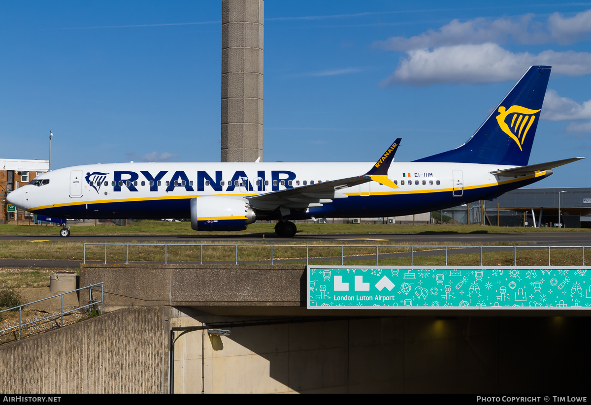 Aircraft Photo of EI-IHM | Boeing 737-8200 Max 200 | Ryanair | AirHistory.net #618539