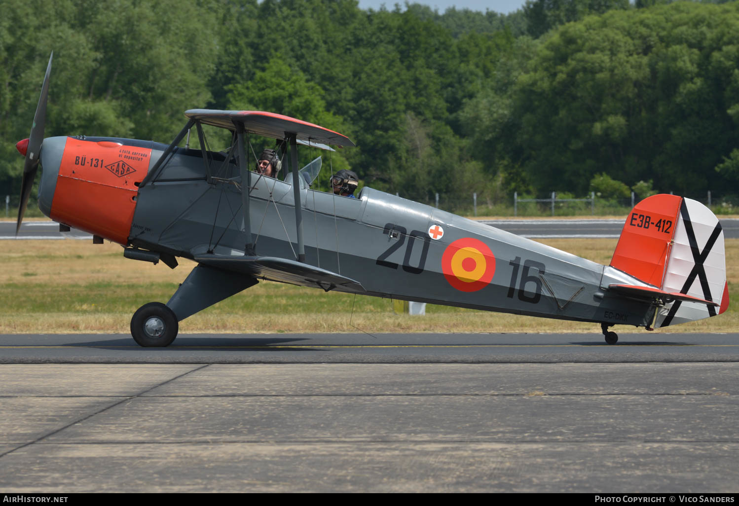 Aircraft Photo of EC-DKX / E3B-412 | CASA 1.131E Jungmann | Spain - Air Force | AirHistory.net #618549