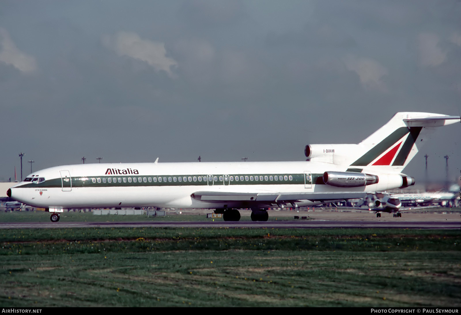 Aircraft Photo of I-DIRM | Boeing 727-243/Adv | Alitalia | AirHistory.net #618553