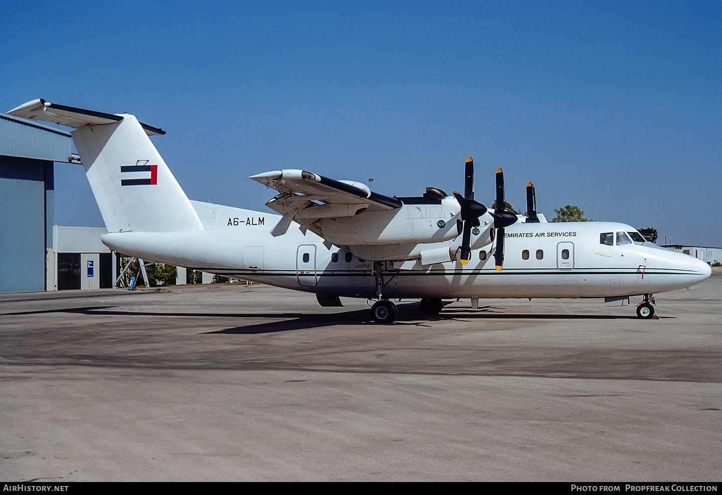 Aircraft Photo of A6-ALM | De Havilland Canada DHC-7-103 Dash 7 | Emirates Air Services - EAS | AirHistory.net #618555