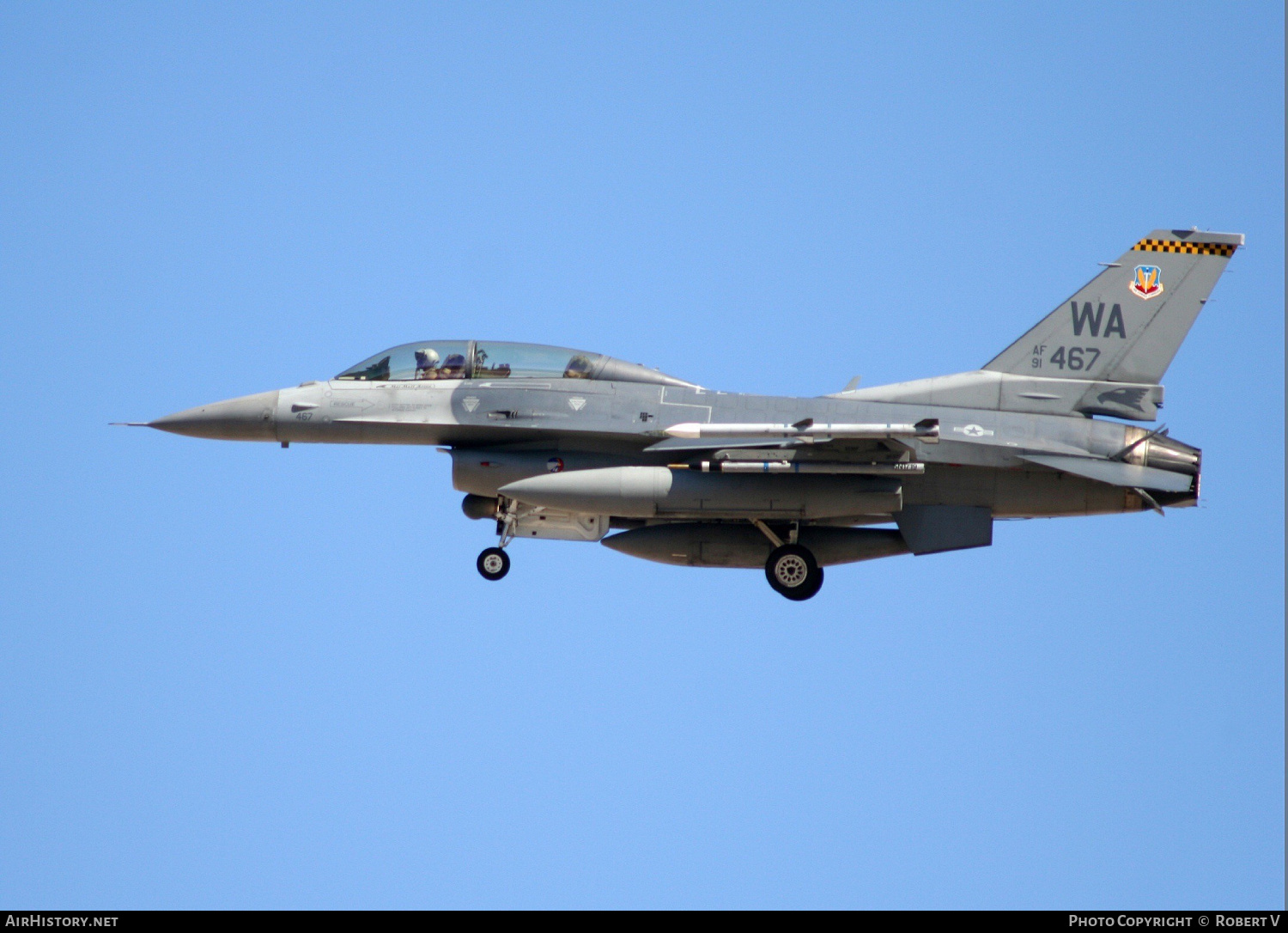 Aircraft Photo of 91-0467 / AF91-467 | Lockheed F-16DJ Fighting Falcon | USA - Air Force | AirHistory.net #618558