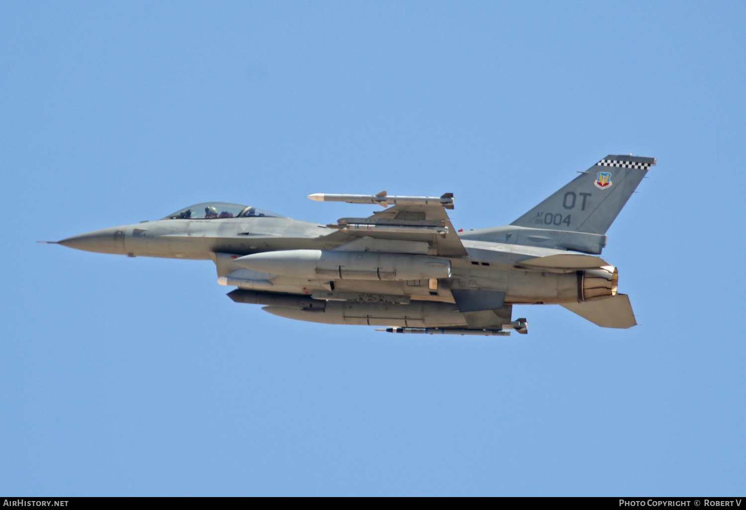 Aircraft Photo of 98-0004 / AF98-004 | General Dynamics F-16CM Fighting Falcon | USA - Air Force | AirHistory.net #618568