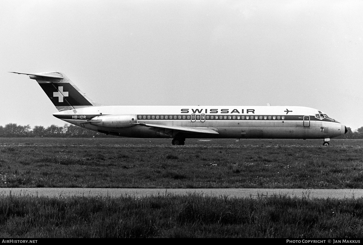 Aircraft Photo of HB-IDR | McDonnell Douglas DC-9-32 | Swissair | AirHistory.net #618580