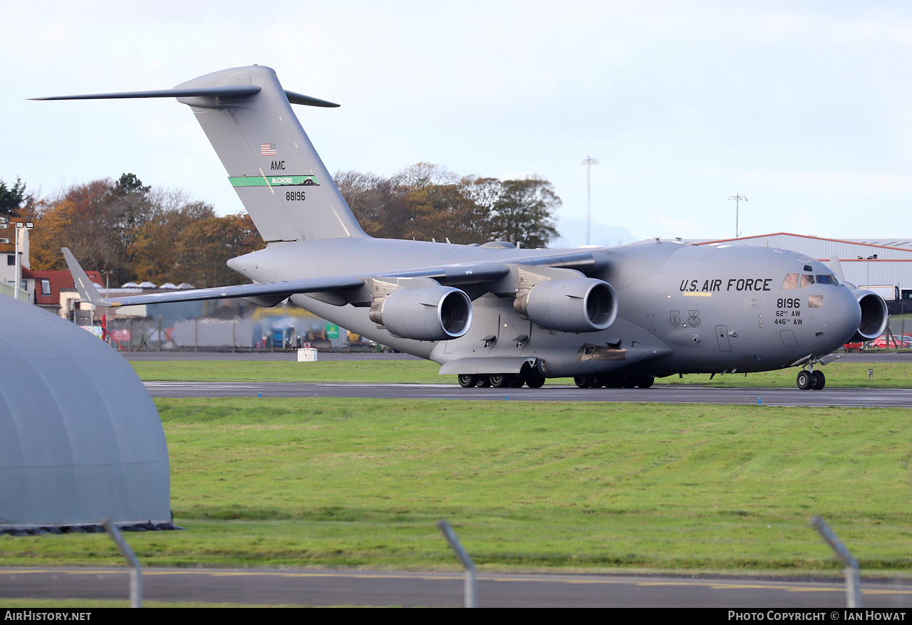 Aircraft Photo of 08-8196 / 88196 | Boeing C-17A Globemaster III | USA - Air Force | AirHistory.net #618593