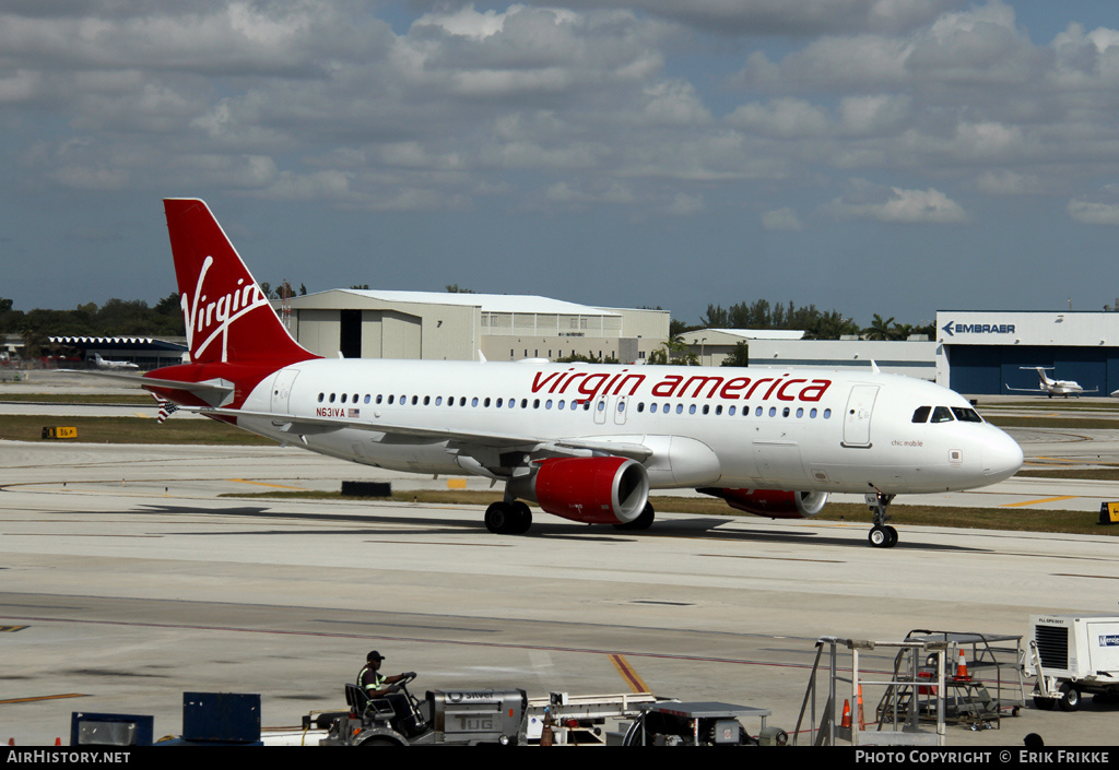 Aircraft Photo of N631VA | Airbus A320-214 | Virgin America | AirHistory.net #618599