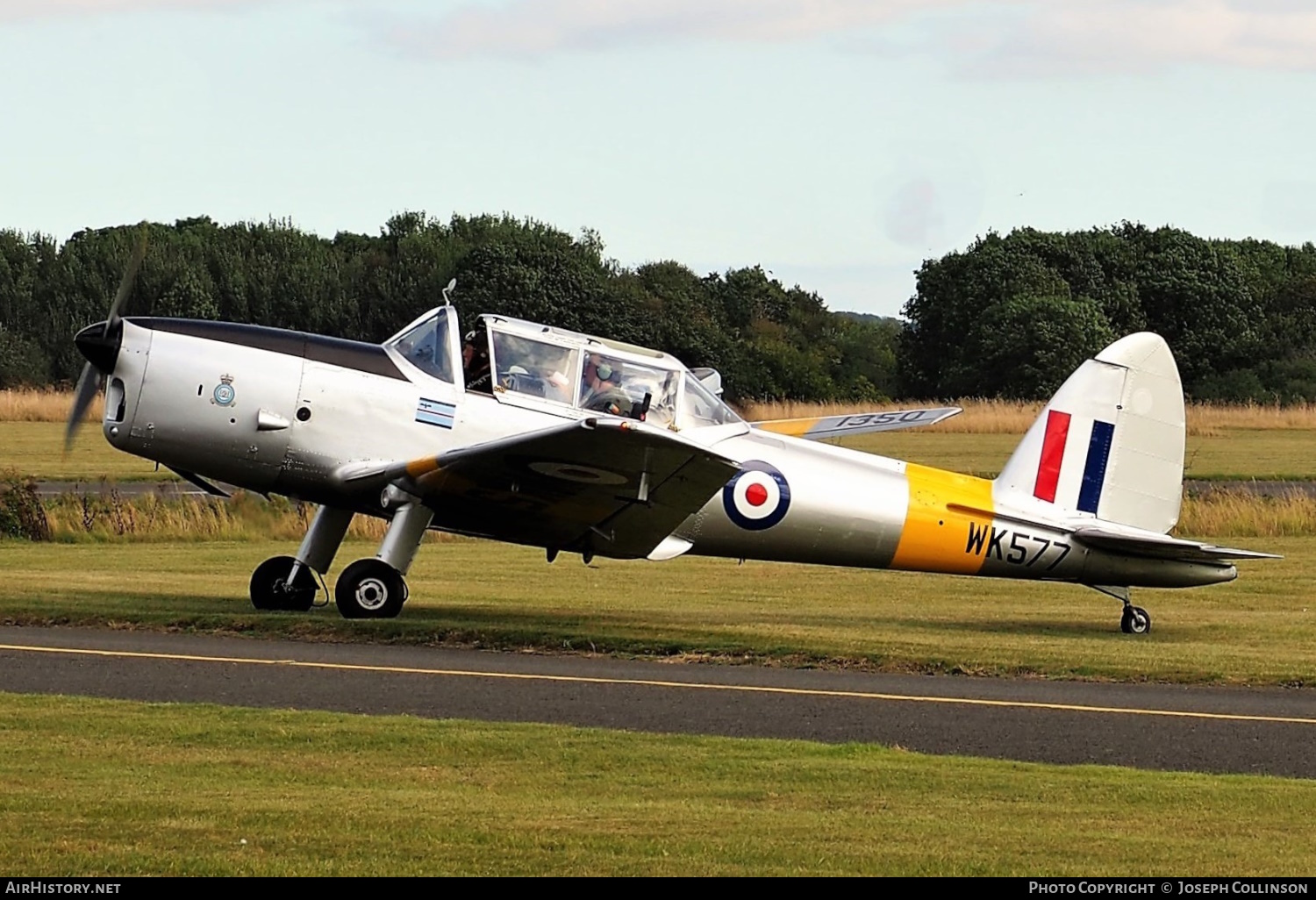 Aircraft Photo of G-BCYM / WK577 | De Havilland DHC-1 Chipmunk Mk22 | UK - Air Force | AirHistory.net #618614