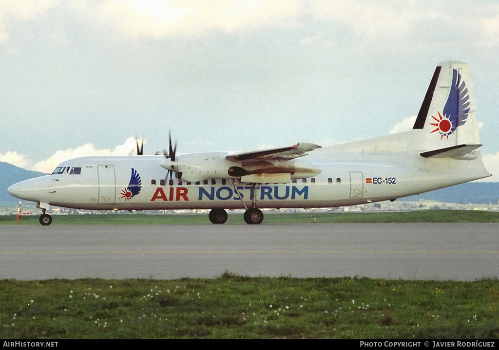 Aircraft Photo of EC-152 | Fokker 50 | Air Nostrum | AirHistory.net #618623