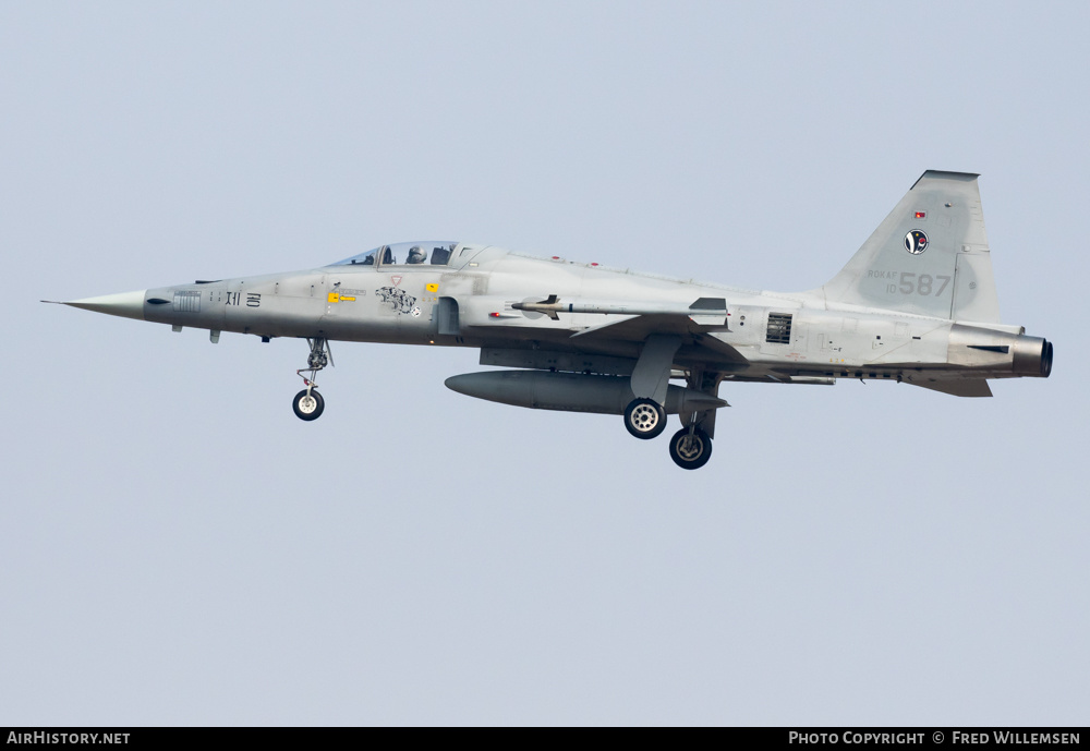 Aircraft Photo of 10-587 | Northrop KF-5E Jegongho | South Korea - Air Force | AirHistory.net #618657