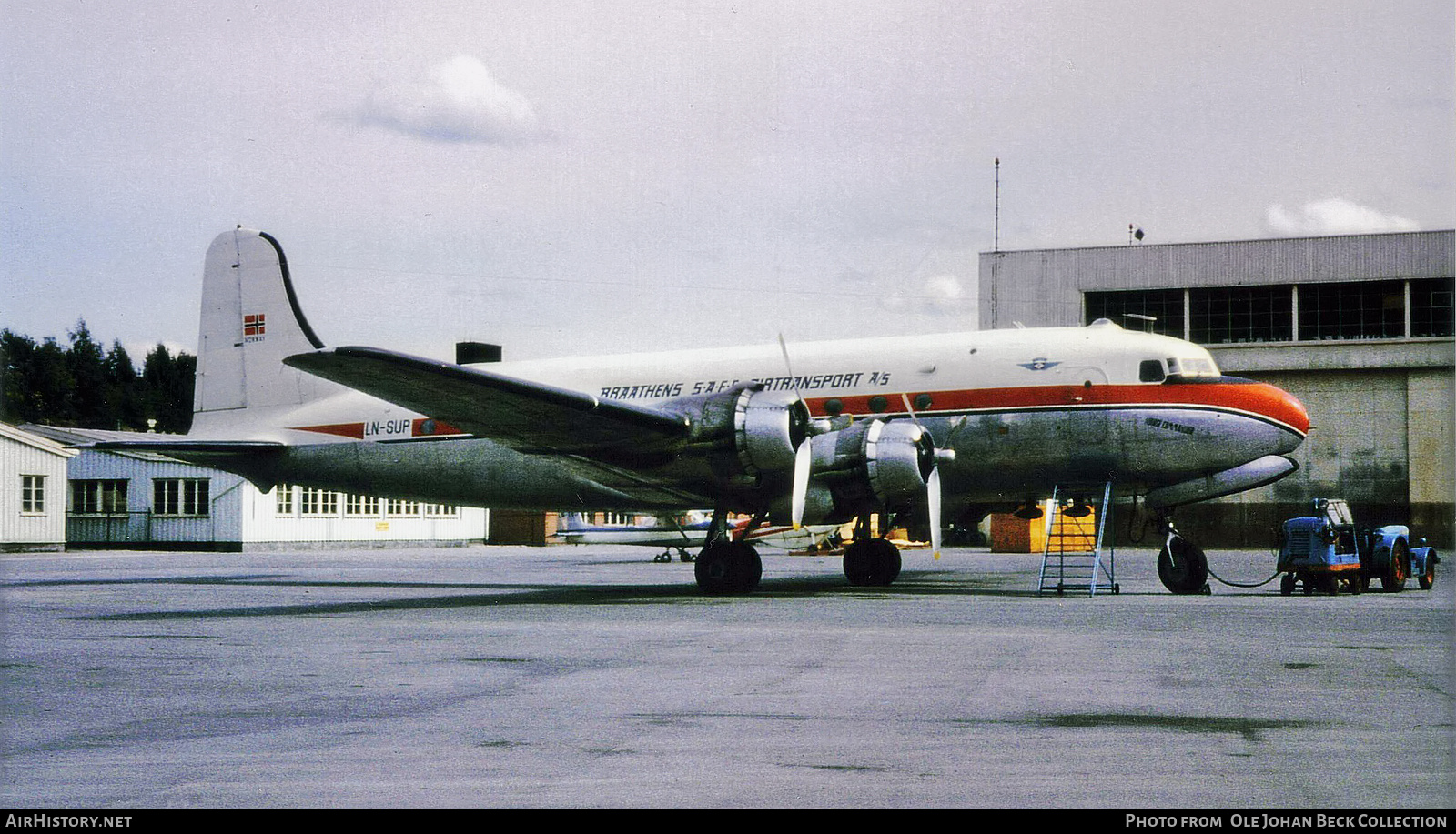Aircraft Photo of LN-SUP | Douglas C-54B Skymaster | Braathens SAFE | AirHistory.net #618711