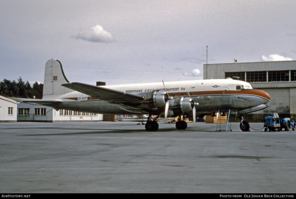 Aircraft Photo of LN-SUP | Douglas C-54B Skymaster | Braathens SAFE | AirHistory.net #618711