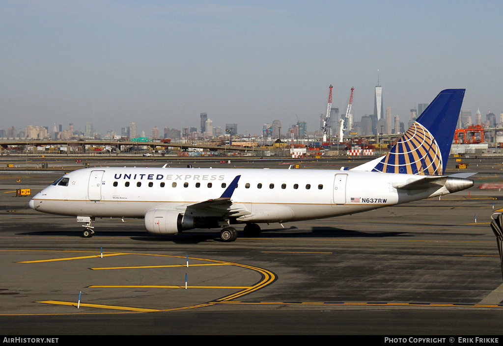 Aircraft Photo of N637RW | Embraer 170SE (ERJ-170-100SE) | United Express | AirHistory.net #618722