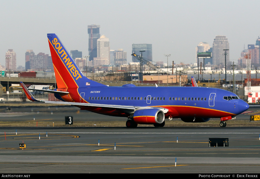 Aircraft Photo of N475WN | Boeing 737-7H4 | Southwest Airlines | AirHistory.net #618729