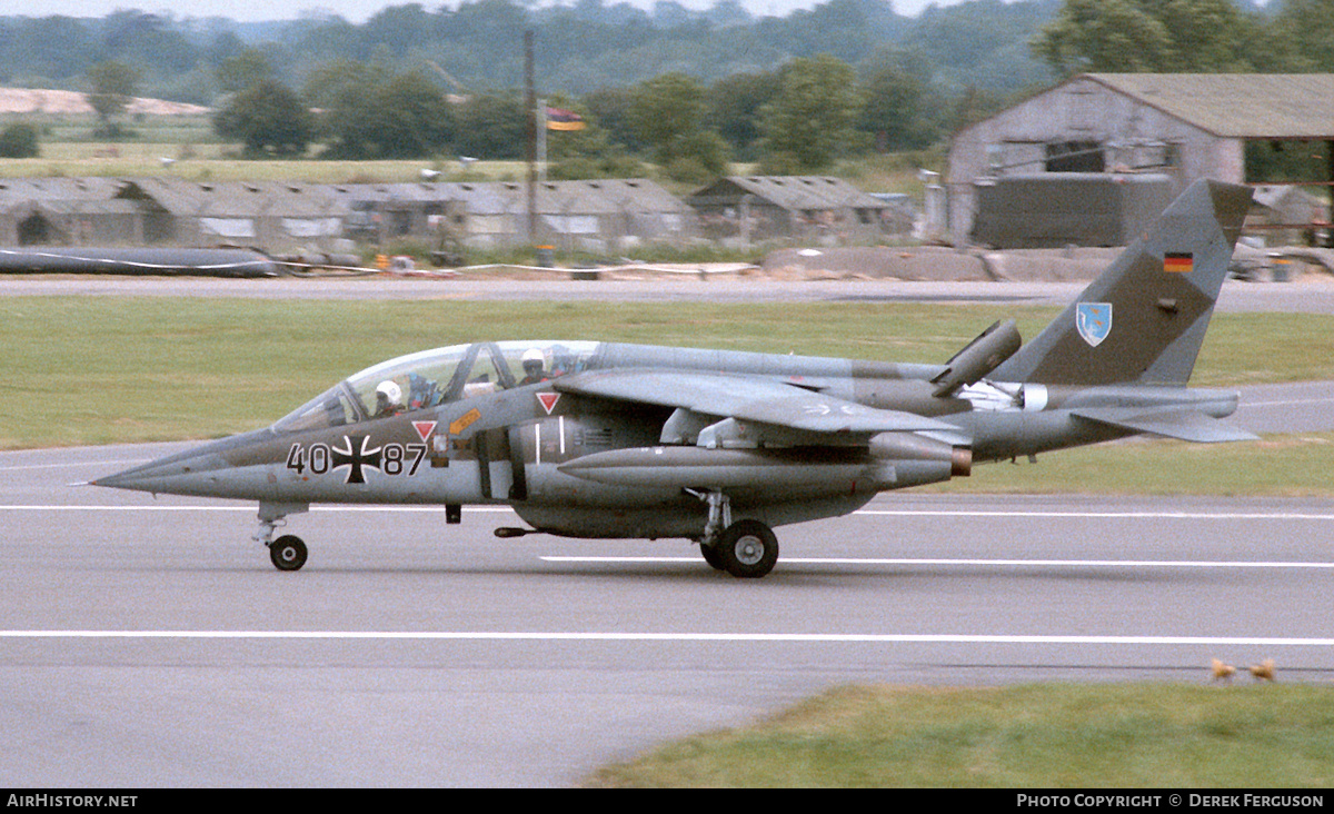 Aircraft Photo of 4087 | Dassault-Dornier Alpha Jet A | Germany - Air Force | AirHistory.net #618736