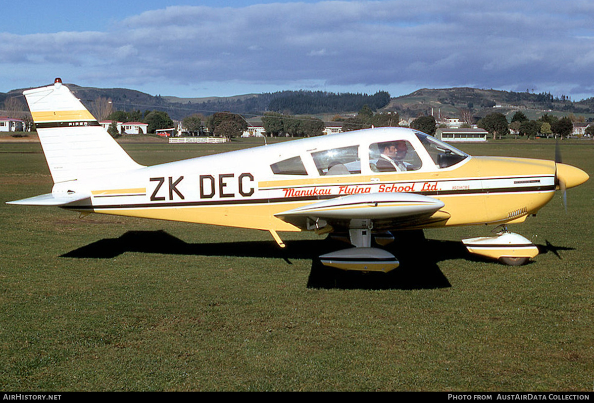 Aircraft Photo of ZK-DEC | Piper PA-28-180 Cherokee F | Manukau Flying School | AirHistory.net #618791