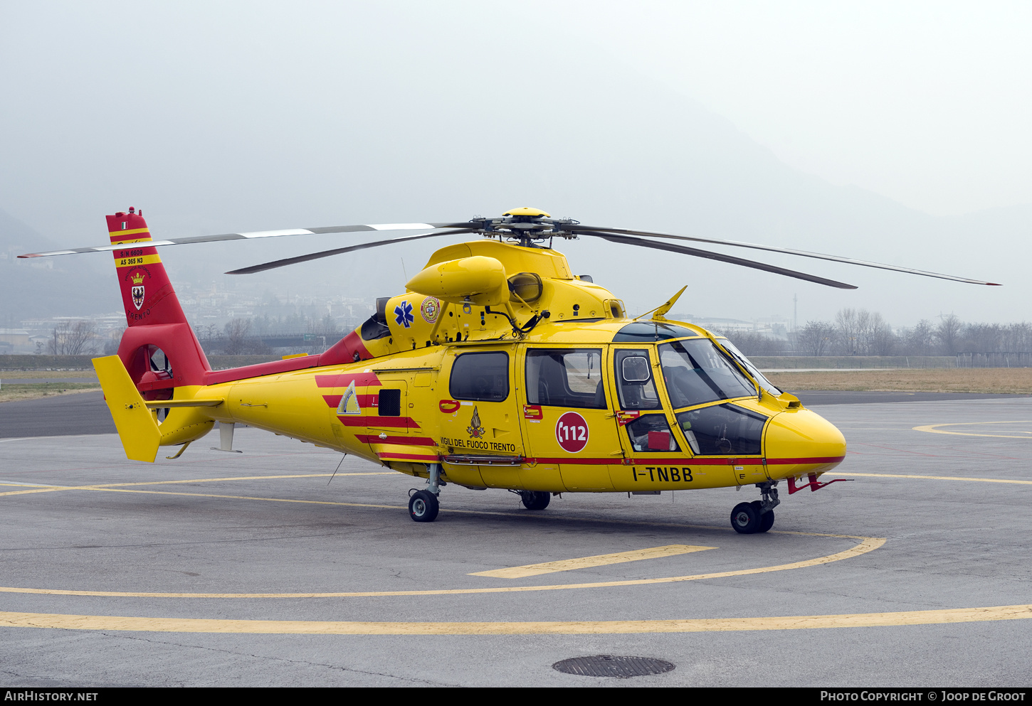 Aircraft Photo of I-TNBB | Eurocopter AS-365N-3 Dauphin 2 | Vigili del Fuoco Trento | AirHistory.net #618796