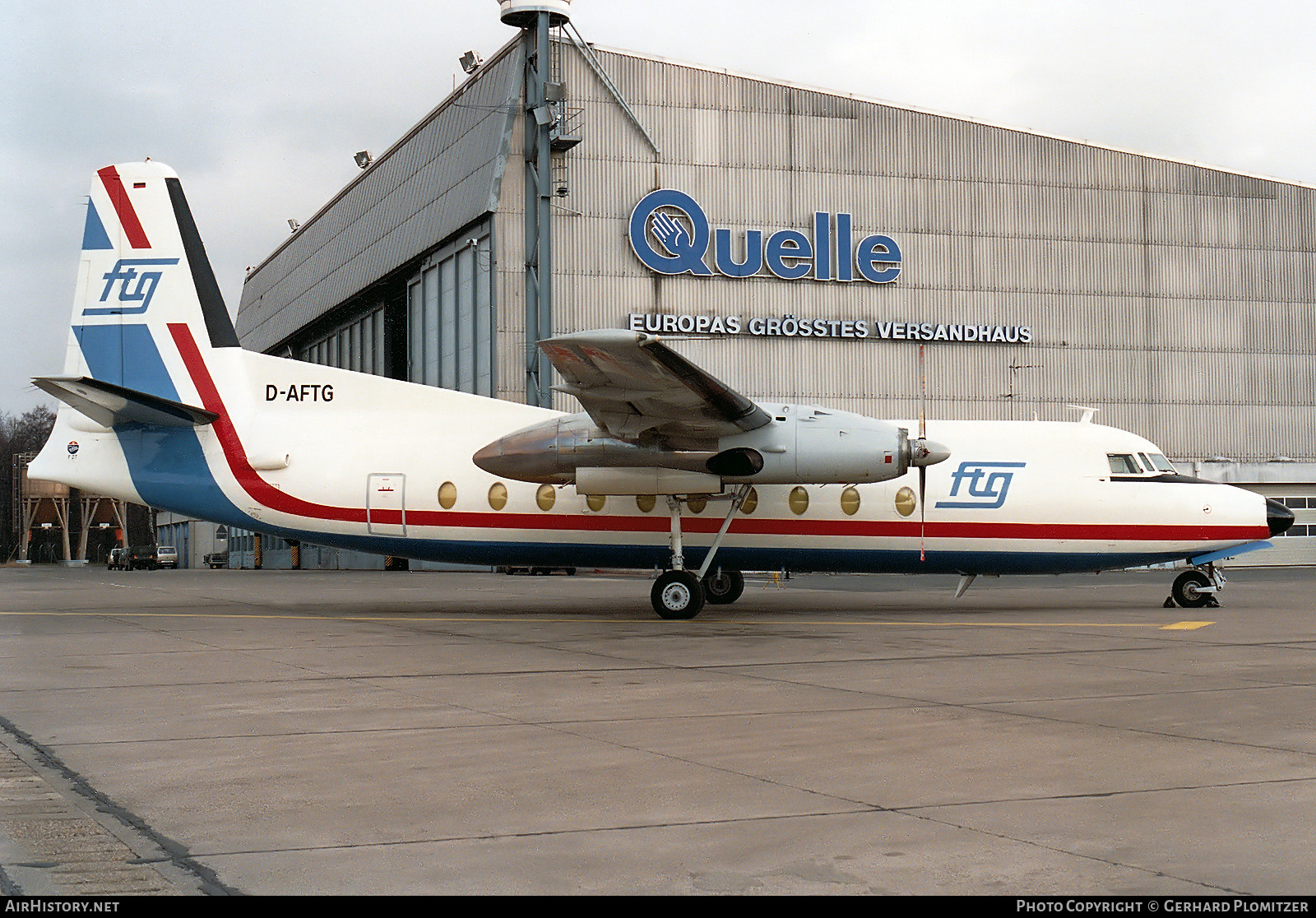 Aircraft Photo of D-AFTG | Fokker F27-600 Friendship | FTG Air Service | AirHistory.net #618800